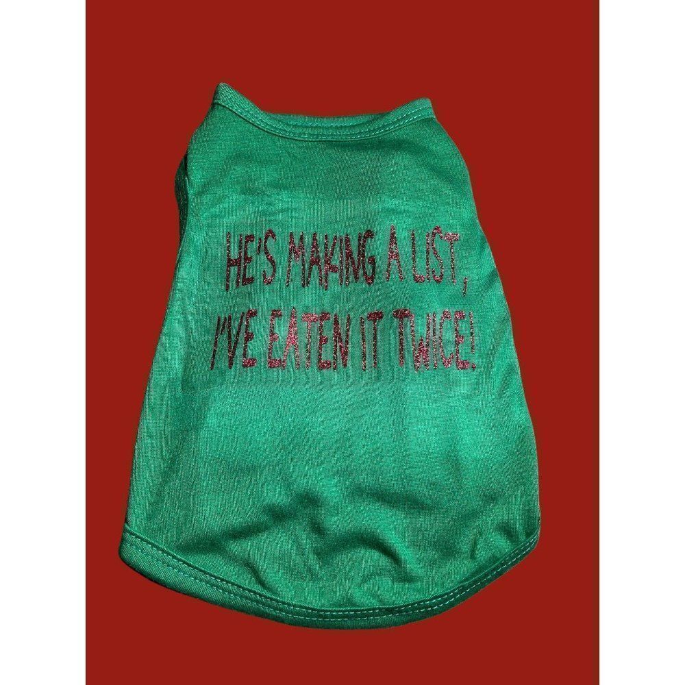 Hand Crafted Funny Christmas Dog shirt, Funny gift for dog, Dog lover shirt, Dog - Picture 2 of 4